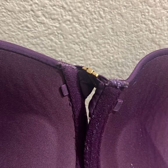 ✨Cacique Strappy Boost Plunge Sz 38DD Purple Bra✨ - Picture 9 of 11